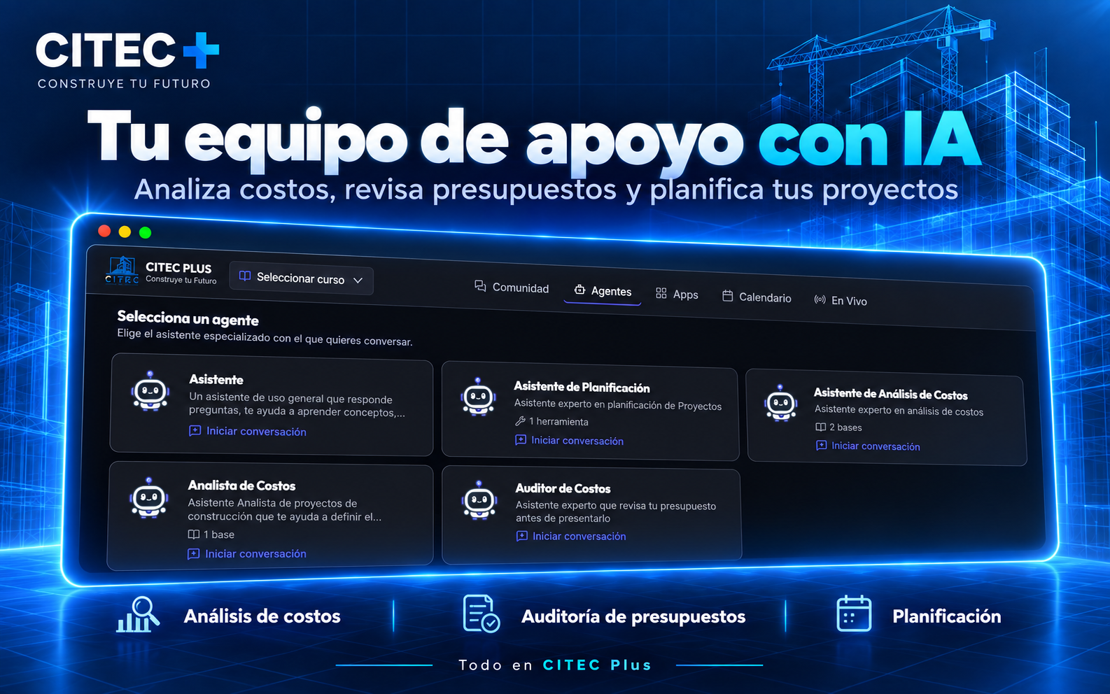 Agentes de IA de CITEC Plus